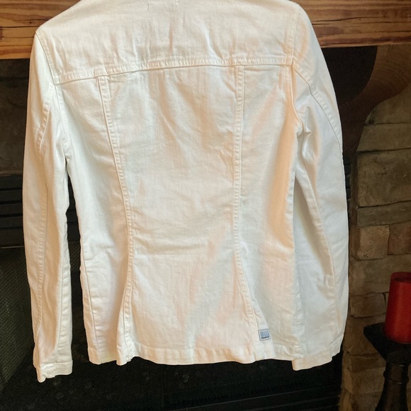 BLU JEANIOUS White denim jacket-new condition - Picture 6 of 7
